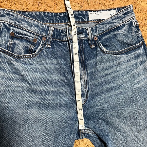 Rag & Bone Wm’s Nina High-Rise Ankle Cigarette Jean In Norwalk Wash Sz 28 - Picture 14 of 16